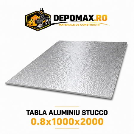 Tabla aluminiu Stucco 0.8mm, 1000x2000mm